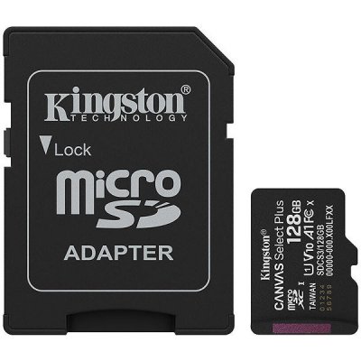 Kingston 128GB microSDXC Canvas Plus SDCS3/128GB – Zboží Živě