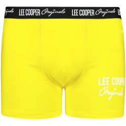Lee Cooper pánské boxerky Printed žlutá