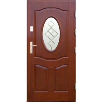 DERPAL - Venkovní vchodové dřevěné dveře Deskové DP-7 – Zboží Mobilmania