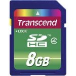 Transcend SDHC 8 GB Class 4 TS8GSDHC4 – Zbozi.Blesk.cz