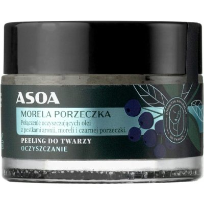 Asoa Pleťový Peeling Meruňka Rybíz 50 ml – Zboží Mobilmania