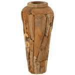 Dřevěná váza Teakwood z přírodního teakového dřeva – 40*40*92 cm - J-Line by Jolipa – Hledejceny.cz