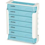 Anabox Dávkovač na léky - modrý 7 dní COMPACT – Hledejceny.cz