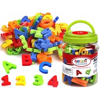 Majlo Toys magnetická písmenka a číslice 78 ks First Classroom