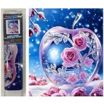 Norimpex Diamantový obrázek malování 30 x 40 cm Skleněné jablko – Hledejceny.cz