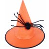 Karnevalový kostým RAPPA Klobouk čarodějnice / Halloween s pavoukem 8590687206335