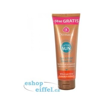 Dermacol Sun After Sun sprchový gel po opalování s vůní čokolády a pomeranče 250 ml