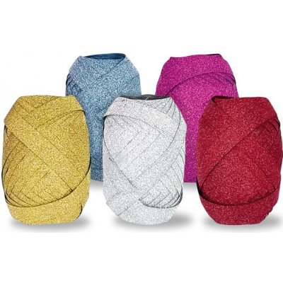 Stuha vázací 20m glitr Jumbo mix 941467 – Zboží Dáma