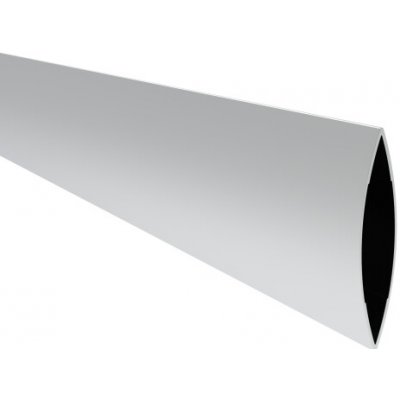 umakov-cz Hliníková oválná (venkovní) plotová žaluzie 20 x 100 - 6,0 m - Natural – Hledejceny.cz