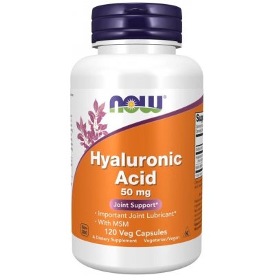 Now Foods Hyaluronic Acid 50 mg 120 kapslí – Hledejceny.cz
