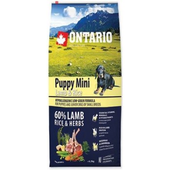 Ontario Puppy Mini Lamb & Rice 2,25 kg