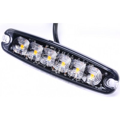 Autolamp světlo výstražné LED oranžové PREDATOR 6*3W 7mm – Hledejceny.cz