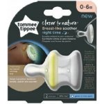 Tommee Tippee šidítko C2N silikon Natural Night 2ks 433484TT – Zboží Mobilmania