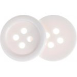 Knoflíky Žirovnice Knoflík 1,8 cm bílý s okrajem 4 dírky, 349891C, sada 6 ks – Zboží Dáma Knoflíky Žirovnice Knoflík 1,8 cm bílý s okrajem 4 dírky, 349891C, sada 6 ks – Zboží Dáma