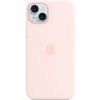 Pouzdro a kryt na mobilní telefon Apple AppleMix Originální Apple iPhone 15 Plus - MagSafe - silikonový - světle melounové