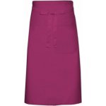 Link Kitchen Wear Kuchařská zástěra s kapsou keprová, praní na 60 °C Červená vínová, 70 x 120 cm X1000T – Hledejceny.cz