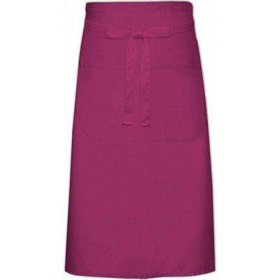 Link Kitchen Wear Kuchařská zástěra s kapsou keprová, praní na 60 °C Červená vínová, 70 x 120 cm X1000T – Hledejceny.cz