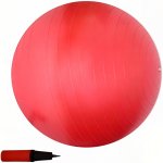 Gymball 75 cm + hustilka červený – Hledejceny.cz