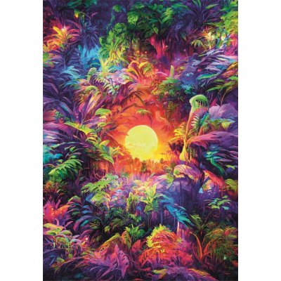 CLEMENTONI ColorBoom Východ slunce v džungli 500 dílků – Zboží Mobilmania