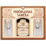Poděbradská samička 35% 0,5 l (dárkové balení 2 sklenice) – Zboží Dáma
