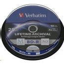 Verbatim BD-R 25GB 4x, M-Disc, printable, spindle, 10ks (43825)