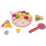 Bigjigs Toys krájecí dřevěná pizza – Zboží Dáma