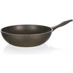 Banquet Pánev WOK s nepřilnavým povrchem GRANITE Dark Brown 28 cm – Hledejceny.cz