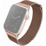 UNIQ řemínek Dante Apple Watch Series 4 Mesh Steel 40mm růžovo/zlatá UNIQ-40MM-DANRGD