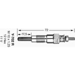 Žhavící svíčka NGK Y-702R | Zboží Auto