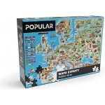 Popular Mapa Evropy 160 dílků – Zboží Dáma