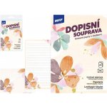 MFP Paper Dopisní papír barevný LUX 5+10 (Květy) – Zboží Živě