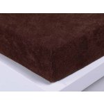 Xpose Froté prostěradlo Exclusive tmavě hnědé 140x200 – Zboží Dáma
