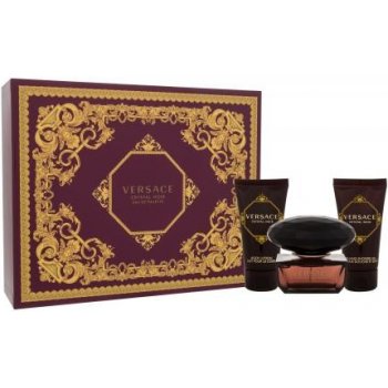 Versace Crystal Noir EDT 50 ml + tělové mléko 50 ml + sprchový gel 50 ml dárková sada