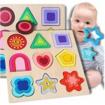 Montessori puzzle tvary – Zboží Dáma