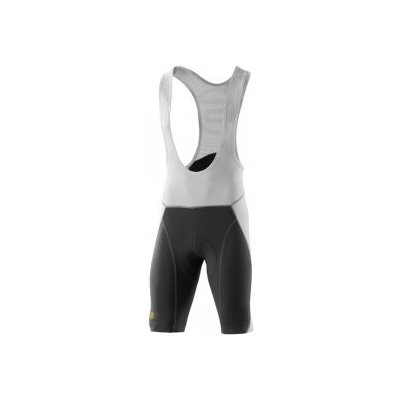 Skins Cycle Mens White/grey Compression Bib černá