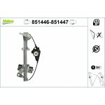 Zvedací zařízení oken VALEO 851446 | Zboží Auto