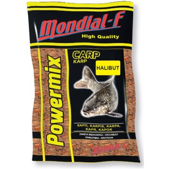 Mondial F Krmítková směs Powermix Carp 1kg Halibut