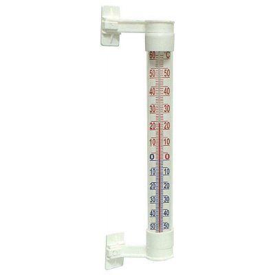 Teploměr MEDIUM venkovní okenní bílý 24cm – Hledejceny.cz