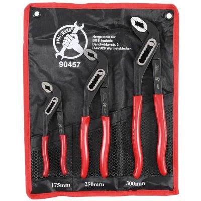 BGS 90457 Přestavitelné kleště siko Kraftmann 175 ÷ 300 mm v tašce. Sada 3 díly – Zboží Dáma