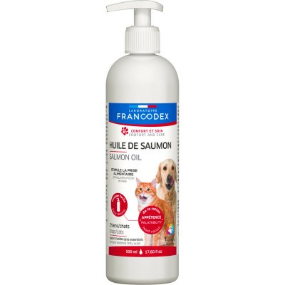 Francodex Salmon Oil lososový olej pro psy kočky 500 ml – Hledejceny.cz