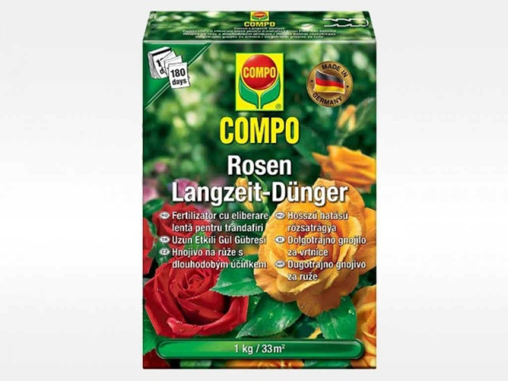 Compo Dlouhodobě působící hnojivo na růže 1 kg
