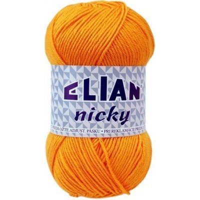 VSV Pletací příze Elian Nicky 1014 - oranžová – Zboží Mobilmania