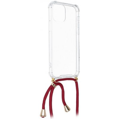 Pouzdro Forcell Cord Apple iPhone 11 Pro Max čiré s červenou šňůrkou – Zbozi.Blesk.cz