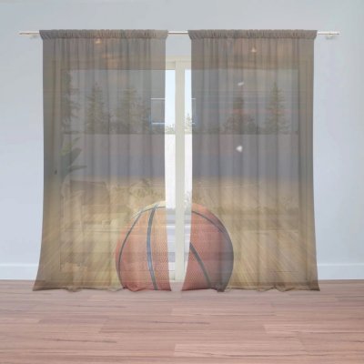 Záclony Basketball: 2 ks - 150x250 cm - Sablio – Hledejceny.cz