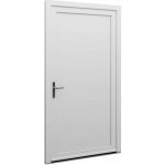 Aluplast jednokřídlové hlavní vchodové dveře antracit/bílé plné Pravé 95 x 205 cm – Hledejceny.cz