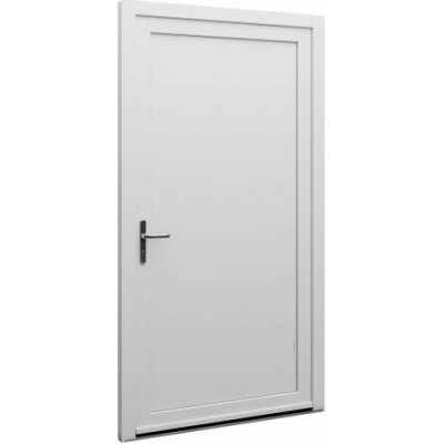 Aluplast jednokřídlové hlavní vchodové dveře antracit/bílé plné Pravé 95 x 205 cm – Hledejceny.cz