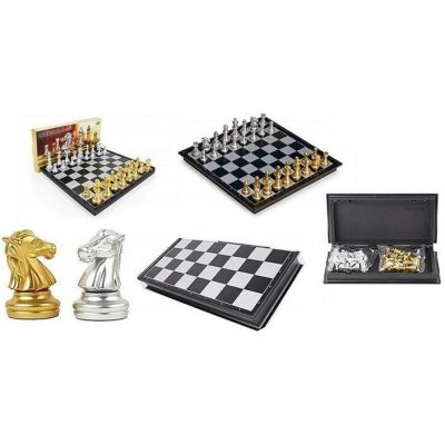 Magnetické turnajové šachy 31,5 × 31,5 cm – Zboží Mobilmania