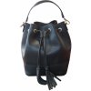 Kabelka Vera Pelle luxusní dámská kabelka z pravé kůže černá 2701 d28 blk