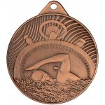 Designová kovová medaile Plavání Bronz 5 cm – Zboží Dáma