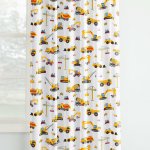 Goldea dětský bavlněný závěs - nákladní auta a bagry 280x150 cm – Hledejceny.cz